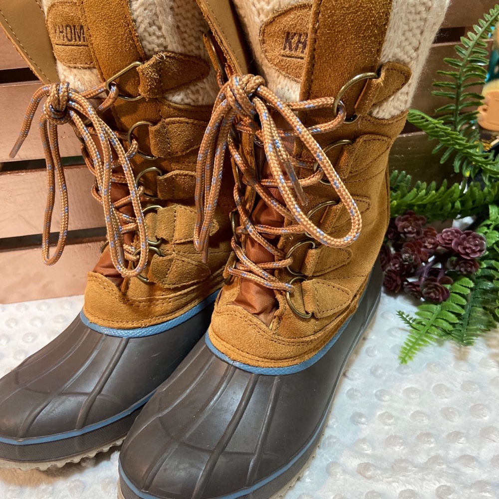 Khombu Cozy boots size 6 - Picture 2 of 8